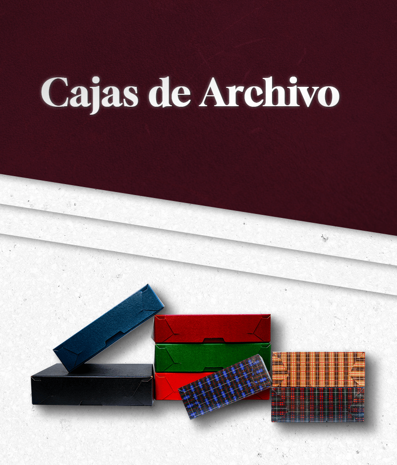 Cajas de archivo